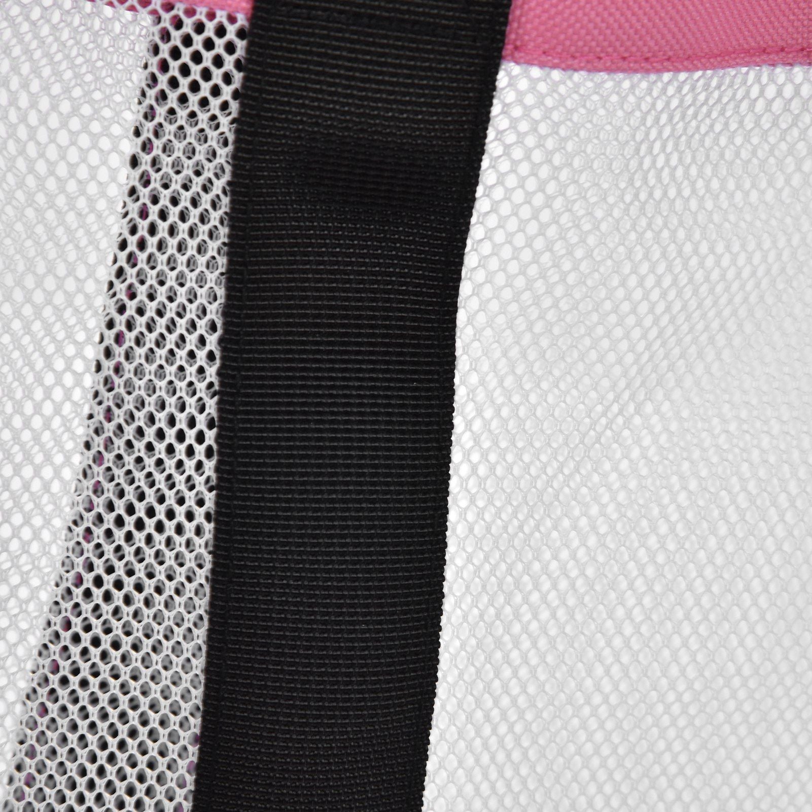 Beach Bags Mesh Cotton Oversized Storage Tote Bags for Beach Picnic Barbecue Camping Pink V1294-YM0523-3117210212411