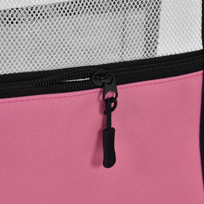 Beach Bags Mesh Cotton Oversized Storage Tote Bags for Beach Picnic Barbecue Camping Pink V1294-YM0523-3117210212411