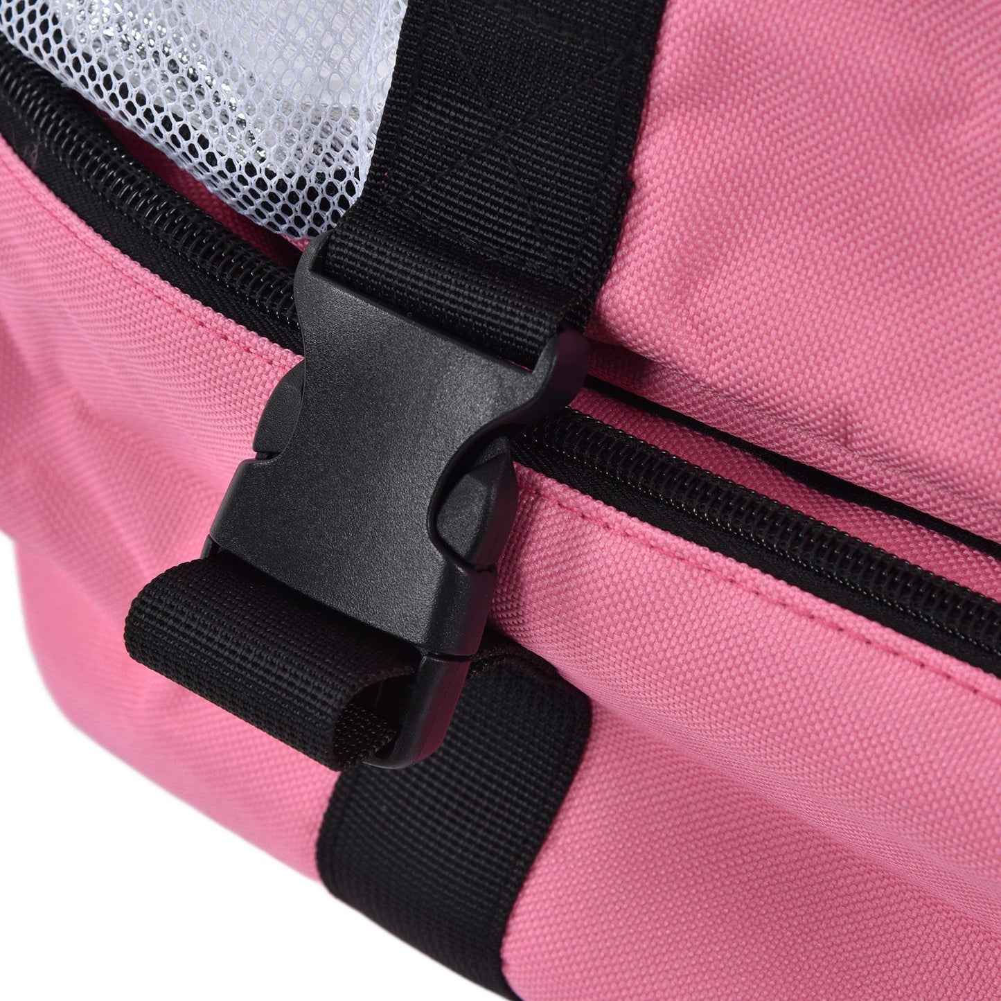 Beach Bags Mesh Cotton Oversized Storage Tote Bags for Beach Picnic Barbecue Camping Pink V1294-YM0523-3117210212411