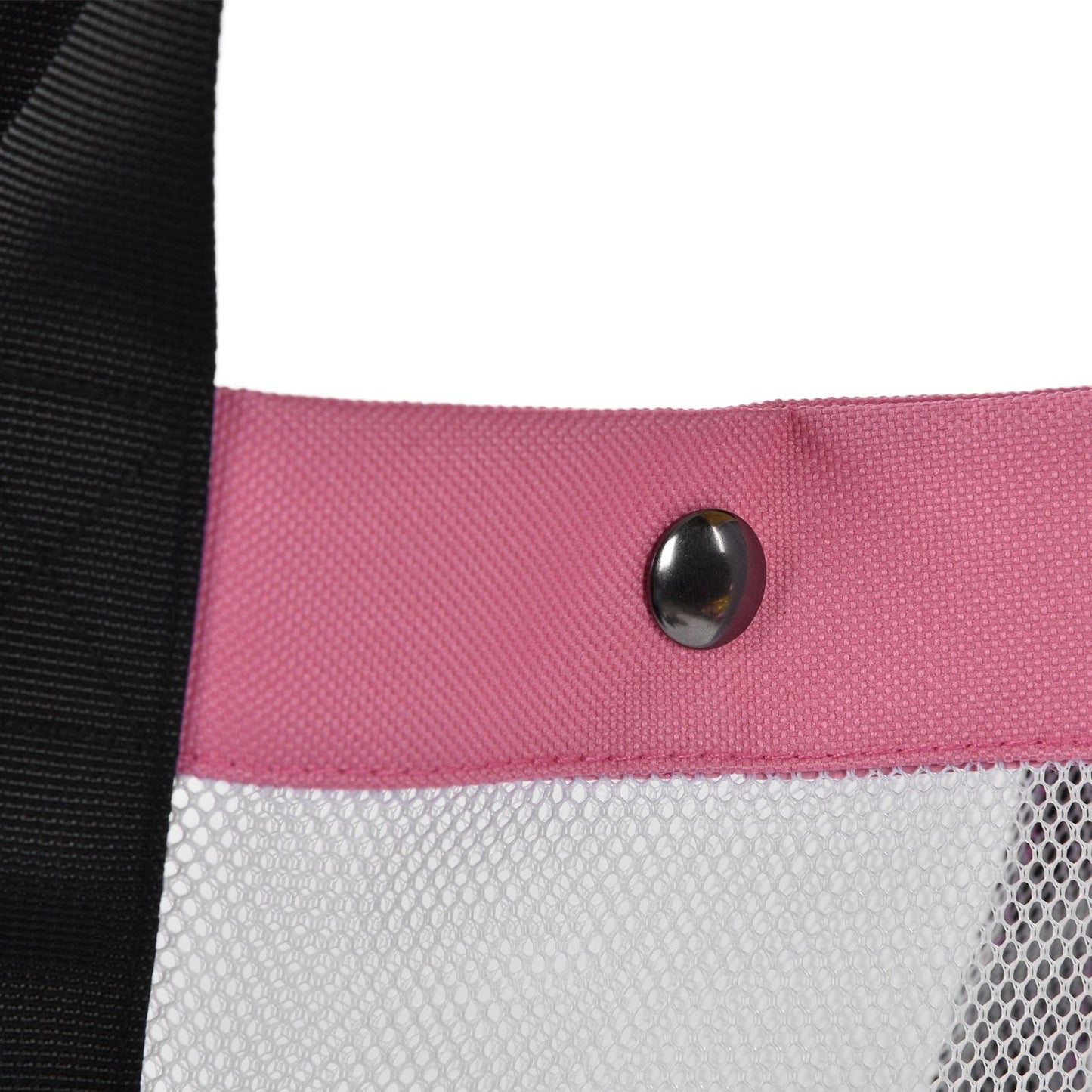 Beach Bags Mesh Cotton Oversized Storage Tote Bags for Beach Picnic Barbecue Camping Pink V1294-YM0523-3117210212411
