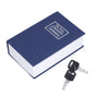 Safe Box Simulation Book Shape Decorative Storage Money Case for Bedroom Living Room OfficeBlue V1294-YM0523-3117210212612