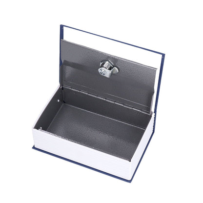 Safe Box Simulation Book Shape Decorative Storage Money Case for Bedroom Living Room OfficeBlue V1294-YM0523-3117210212612