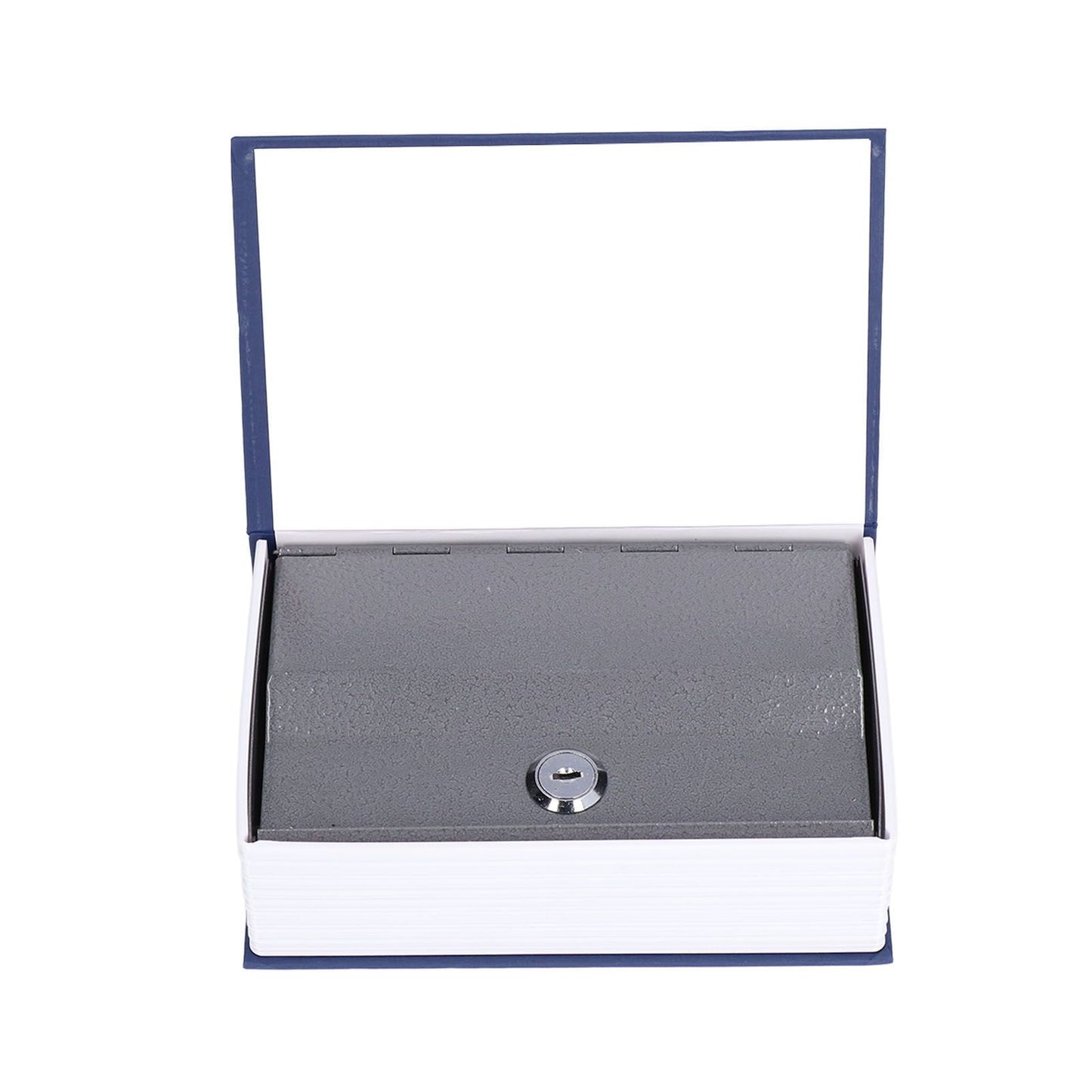 Safe Box Simulation Book Shape Decorative Storage Money Case for Bedroom Living Room OfficeBlue V1294-YM0523-3117210212612