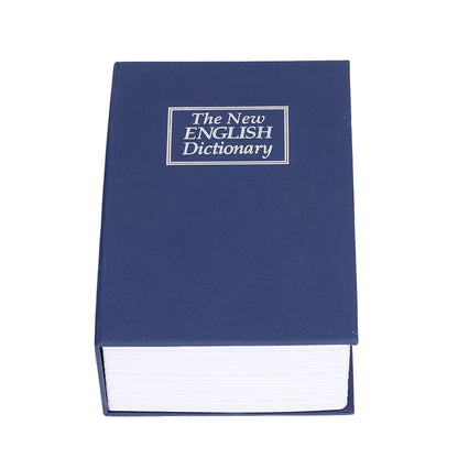 Safe Box Simulation Book Shape Decorative Storage Money Case for Bedroom Living Room OfficeBlue V1294-YM0523-3117210212612
