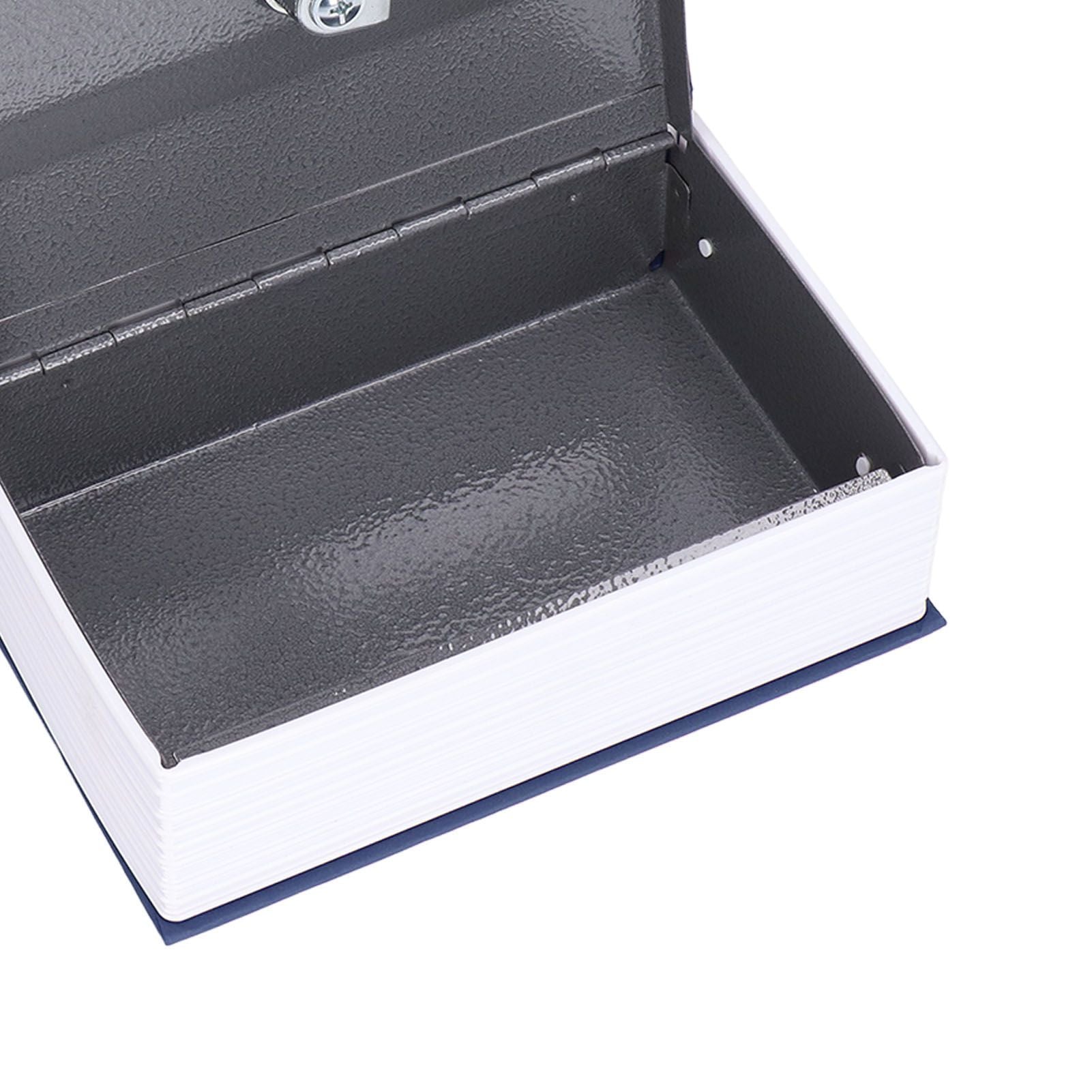 Safe Box Simulation Book Shape Decorative Storage Money Case for Bedroom Living Room OfficeBlue V1294-YM0523-3117210212612