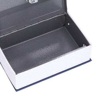 Safe Box Simulation Book Shape Decorative Storage Money Case for Bedroom Living Room OfficeBlue V1294-YM0523-3117210212612