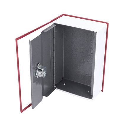 Safe Box Simulation Book Shape Decorative Storage Money Case for Bedroom Living Room OfficeRed V1294-YM0523-3117210212613