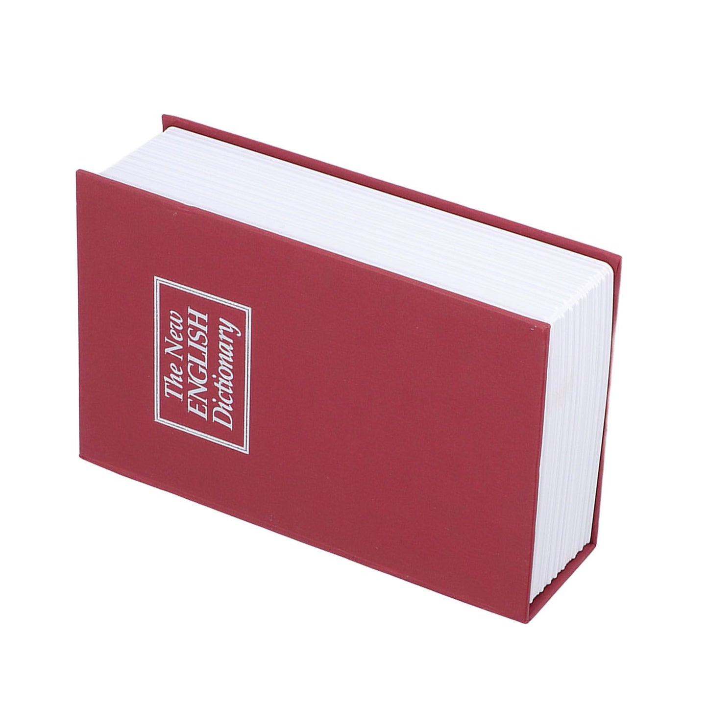 Safe Box Simulation Book Shape Decorative Storage Money Case for Bedroom Living Room OfficeRed V1294-YM0523-3117210212613