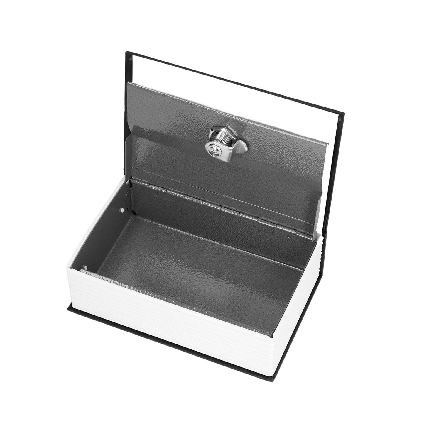 Safe Box Simulation Book Shape Decorative Storage Money Case for Bedroom Living Room OfficeBlack V1294-YM0523-3117210212614