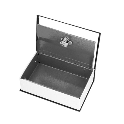 Safe Box Simulation Book Shape Decorative Storage Money Case for Bedroom Living Room OfficeBlack V1294-YM0523-3117210212614