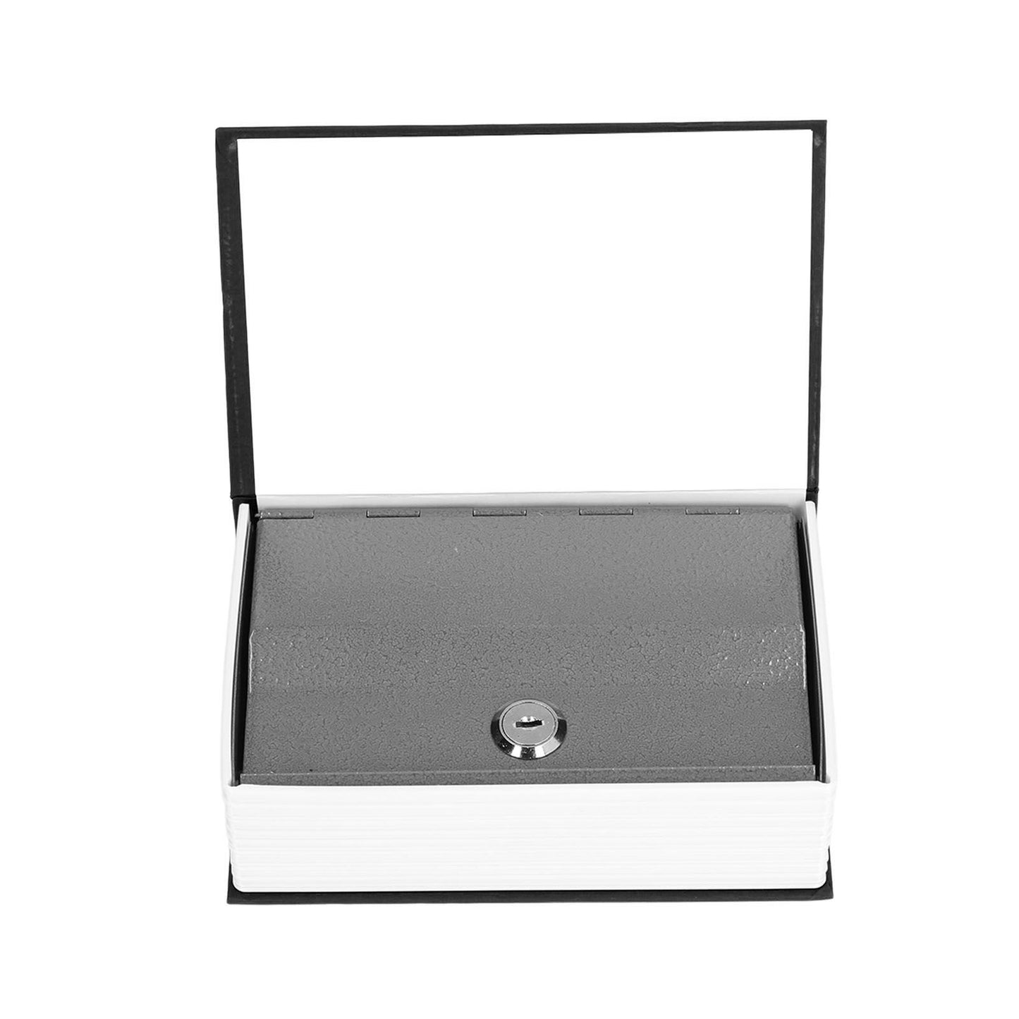 Safe Box Simulation Book Shape Decorative Storage Money Case for Bedroom Living Room OfficeBlack V1294-YM0523-3117210212614