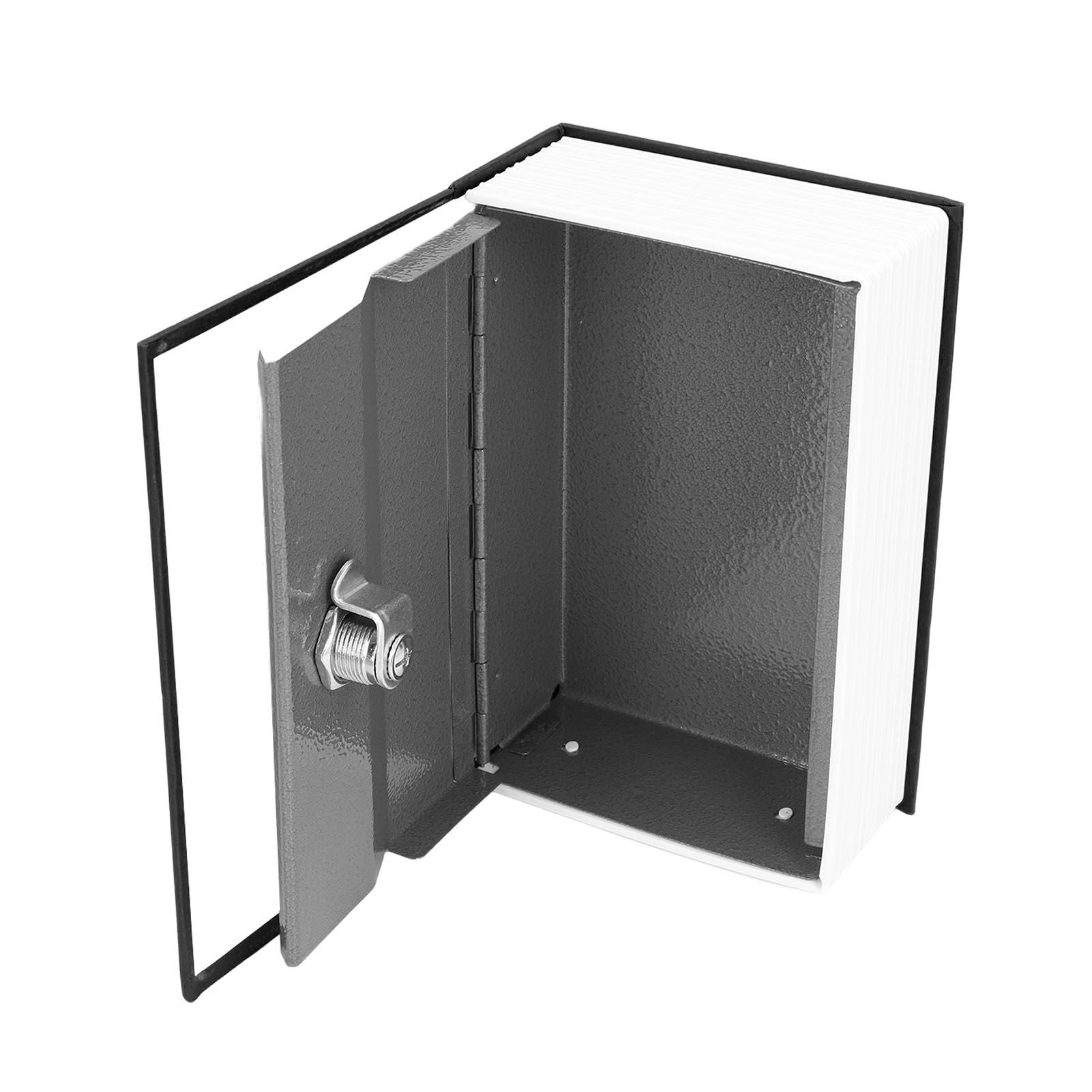 Safe Box Simulation Book Shape Decorative Storage Money Case for Bedroom Living Room OfficeBlack V1294-YM0523-3117210212614
