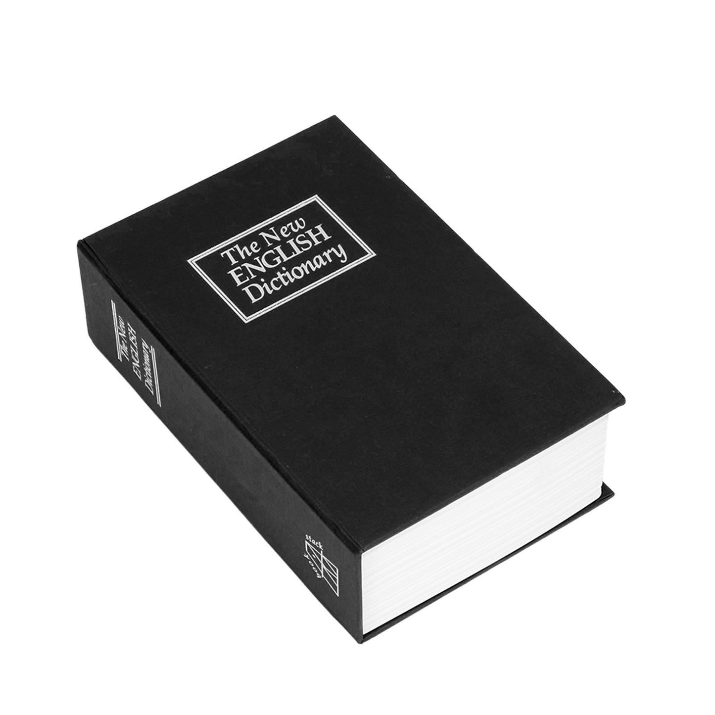 Safe Box Simulation Book Shape Decorative Storage Money Case for Bedroom Living Room OfficeBlack V1294-YM0523-3117210212614