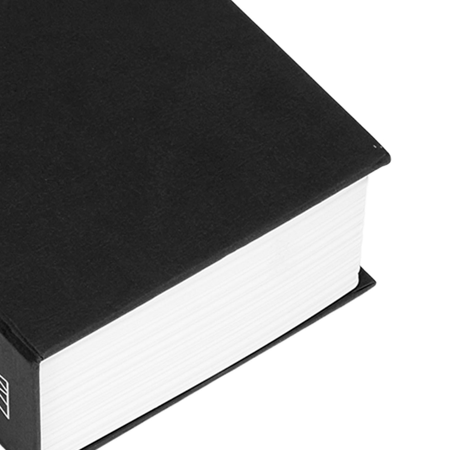 Safe Box Simulation Book Shape Decorative Storage Money Case for Bedroom Living Room OfficeBlack V1294-YM0523-3117210212614