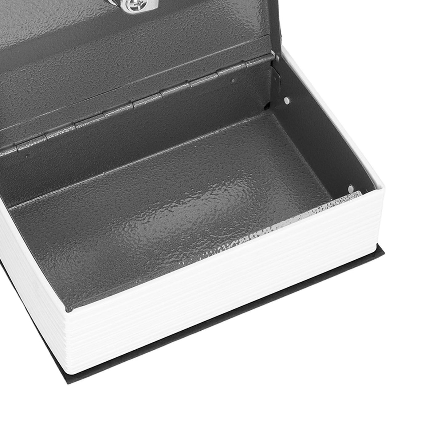 Safe Box Simulation Book Shape Decorative Storage Money Case for Bedroom Living Room OfficeBlack V1294-YM0523-3117210212614