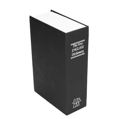 Safe Box Simulation Book Shape Decorative Storage Money Case for Bedroom Living Room OfficeBlack V1294-YM0523-3117210212614