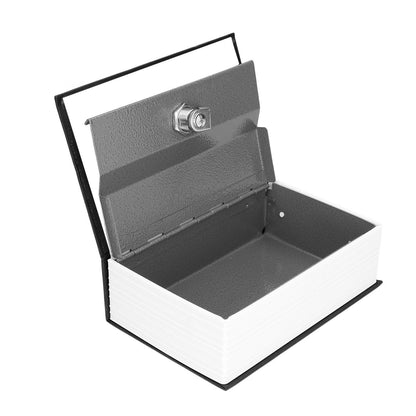 Safe Box Simulation Book Shape Decorative Storage Money Case for Bedroom Living Room OfficeBlack V1294-YM0523-3117210212614