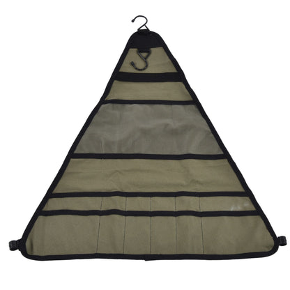 Outdoor Tableware Storage Bag Foldable Oxford Flatware Organizer Hanging Bag for Barbecue Picnic V1294-YM0523-3117210212911
