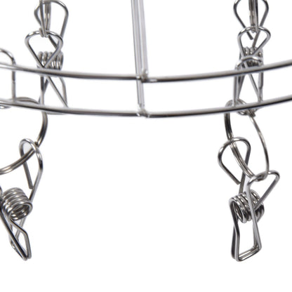 20 Clip Socks Rack Underwear Drying Hanger Stainless Steel Clothes Hanger Multifunctional Laundry Rack V1294-YM0523-3117210214111