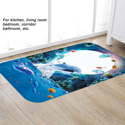 Home Floor Mat Flannel Corridor Carpet Anti Slip Mat Bathroom Kitchen Printed Carpet V1294-YM0523-3117210214511