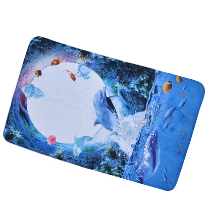 Home Floor Mat Flannel Corridor Carpet Anti Slip Mat Bathroom Kitchen Printed Carpet V1294-YM0523-3117210214511