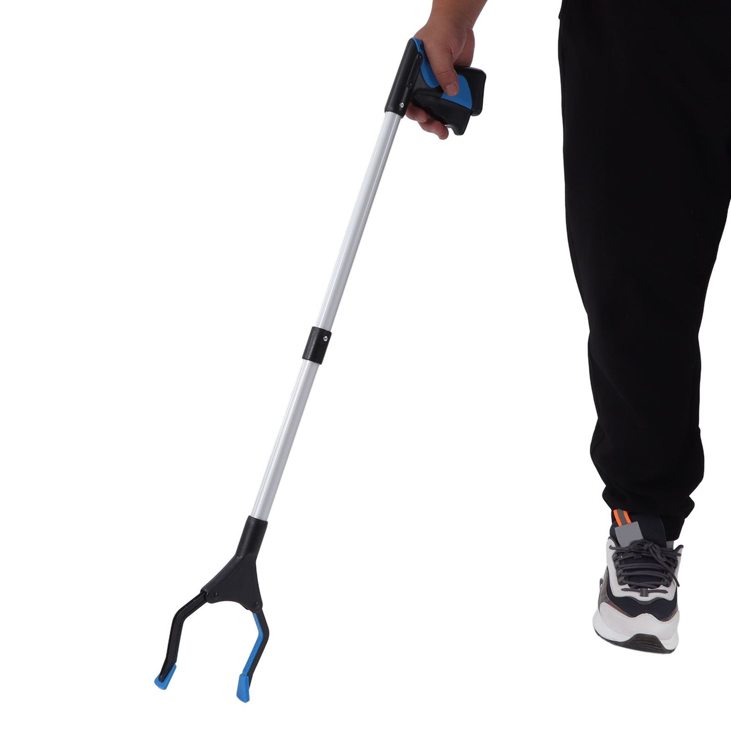 Trash Grabber Aluminum Alloy ABS Material Folding Design Lightweight Portable Blue Black Labor Saving Picker V1294-YM0523-3117210245111
