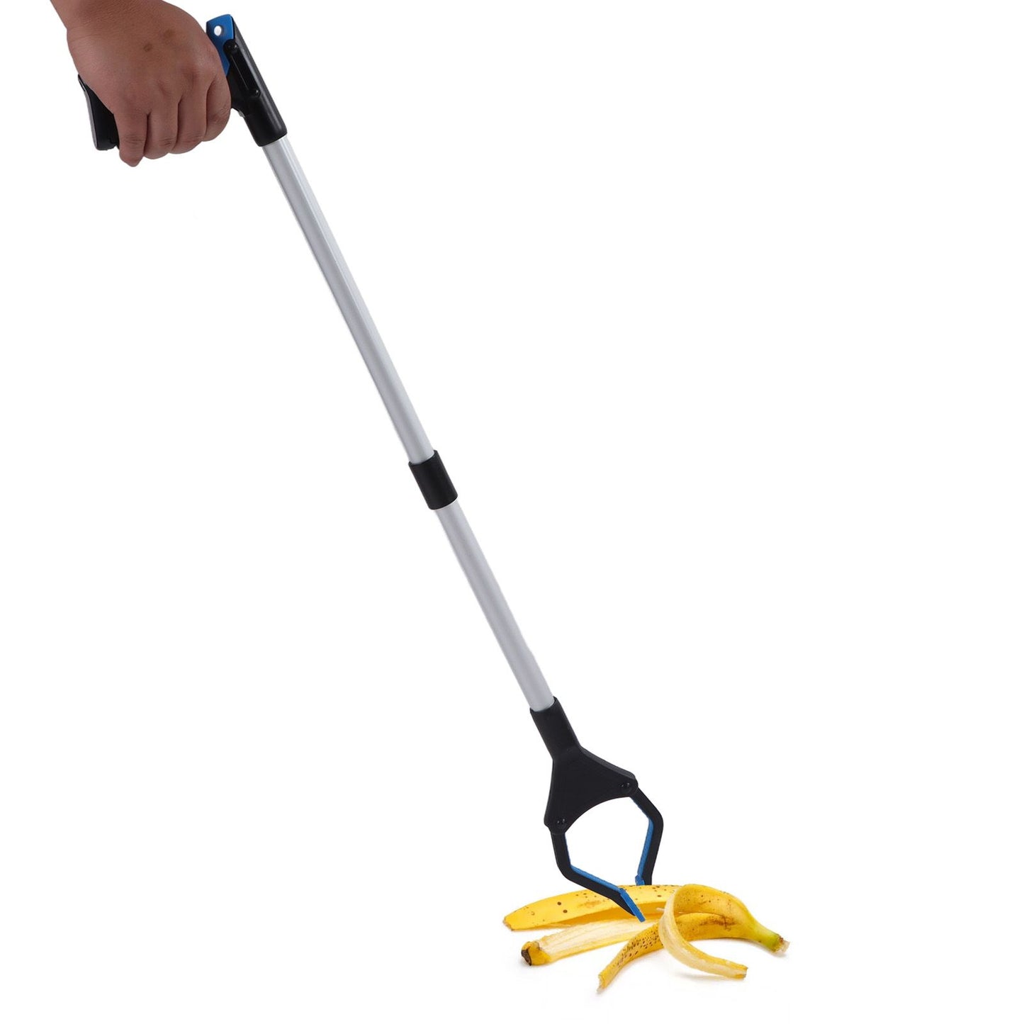 Trash Grabber Aluminum Alloy ABS Material Folding Design Lightweight Portable Blue Black Labor Saving Picker V1294-YM0523-3117210245111