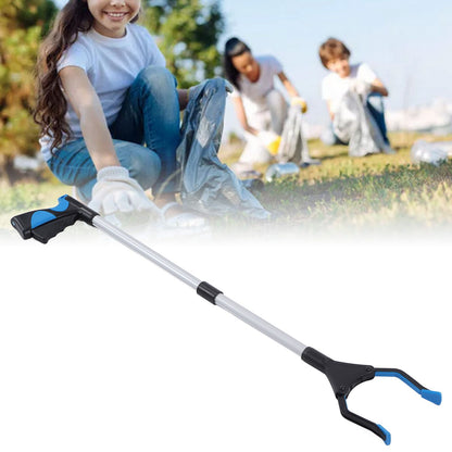 Trash Grabber Aluminum Alloy ABS Material Folding Design Lightweight Portable Blue Black Labor Saving Picker V1294-YM0523-3117210245111