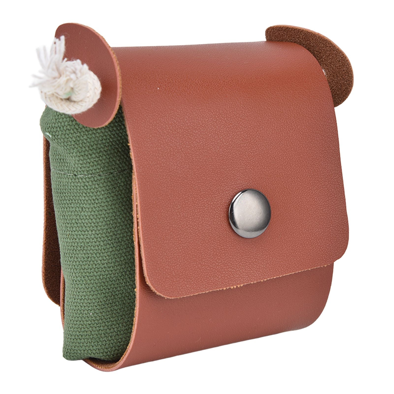 Fruit Picking Bag Waist Hanging Canvas Material PU Style Folded Save Space Belt Foraging BagMilitary Green V1294-YM0523-3117210248313