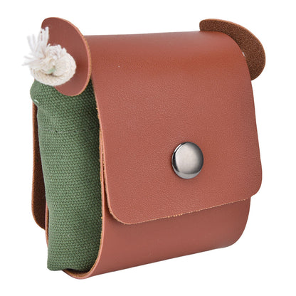 Fruit Picking Bag Waist Hanging Canvas Material PU Style Folded Save Space Belt Foraging BagMilitary Green V1294-YM0523-3117210248313