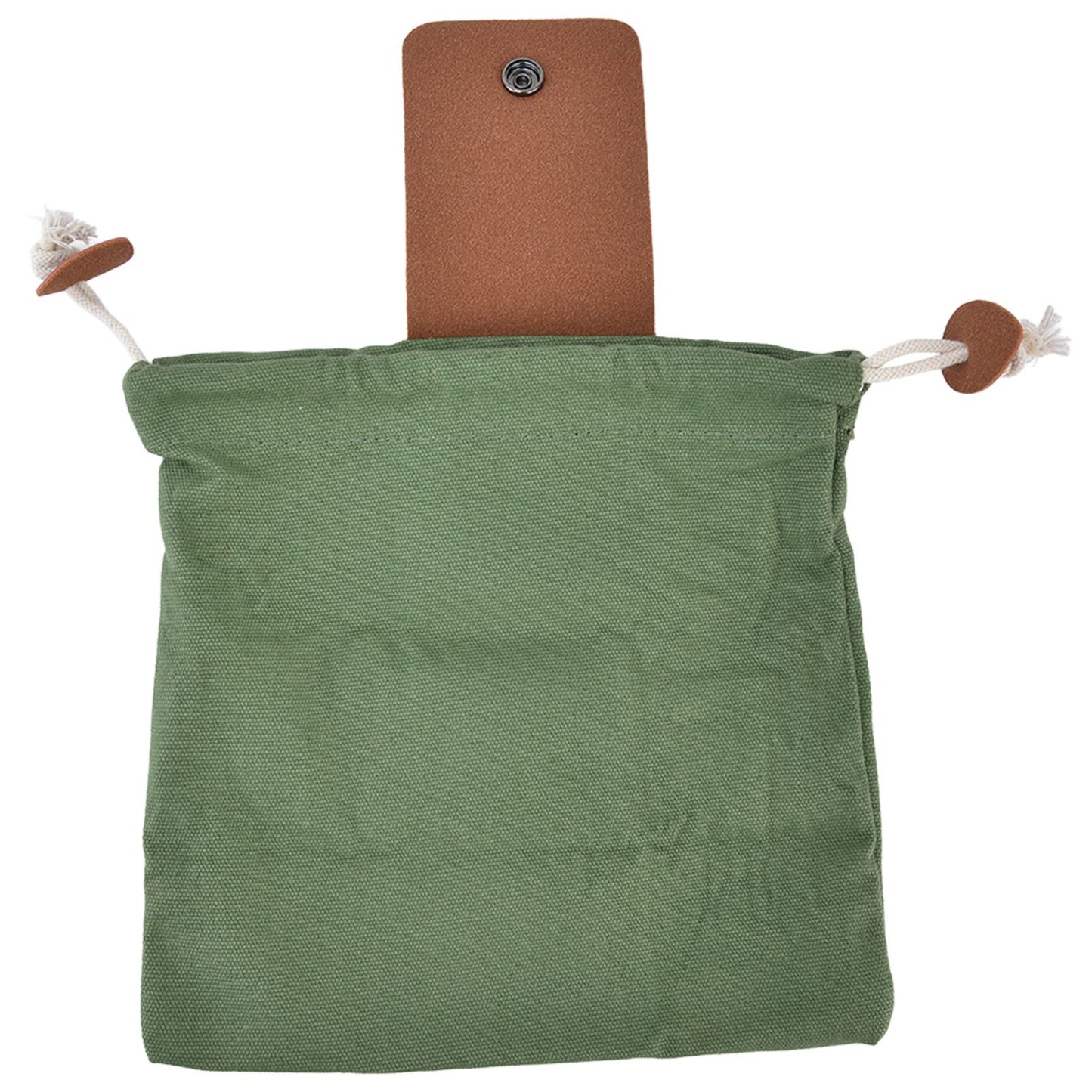Fruit Picking Bag Waist Hanging Canvas Material PU Style Folded Save Space Belt Foraging BagMilitary Green V1294-YM0523-3117210248313