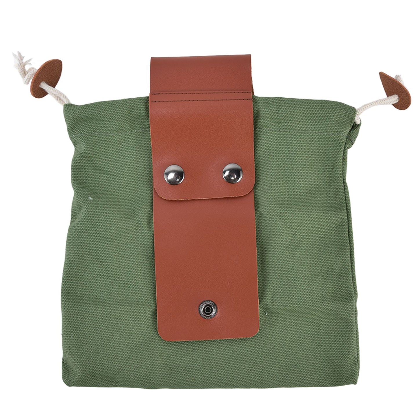 Fruit Picking Bag Waist Hanging Canvas Material PU Style Folded Save Space Belt Foraging BagMilitary Green V1294-YM0523-3117210248313