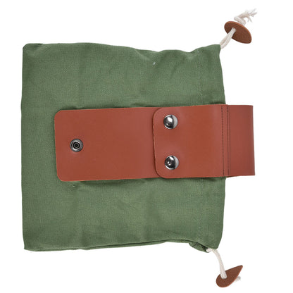 Fruit Picking Bag Waist Hanging Canvas Material PU Style Folded Save Space Belt Foraging BagMilitary Green V1294-YM0523-3117210248313