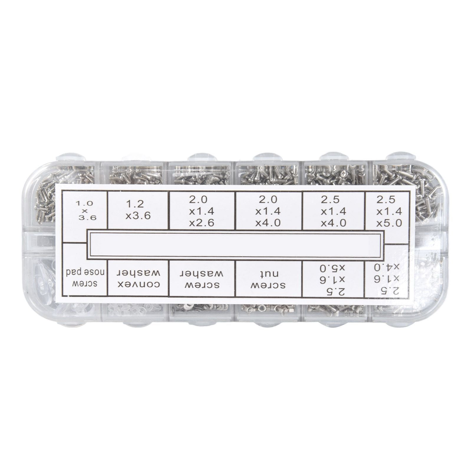 Glasses Repair Kit Eyeglass Screws Set with Nut Screwdriver Tweezer for Cellphone Tablet Watch Clock Glasses V1294-YM0523-3117210251911