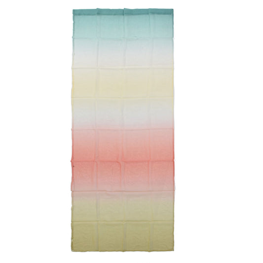 1x2.7m Gradient Window Gauze Voile Drapes Modern Tulle Sheer Curtains for Bedroom PlayroomsLower Yellow V1294-YM0523-3117210253013