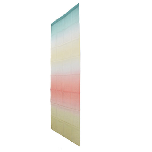 1x2.7m Gradient Window Gauze Voile Drapes Modern Tulle Sheer Curtains for Bedroom PlayroomsLower Yellow V1294-YM0523-3117210253013
