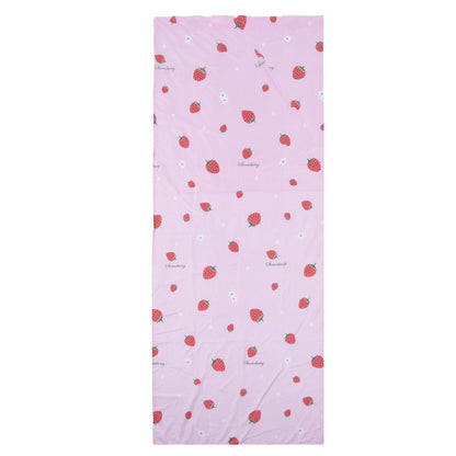 Strawberry Window Curtain Filter Light Pink Shading Curtain Cloth for Living Room Bedroom V1294-YM0523-3117210254211