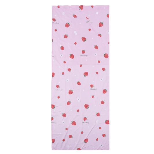Strawberry Window Curtain Filter Light Pink Shading Curtain Cloth for Living Room Bedroom V1294-YM0523-3117210254211