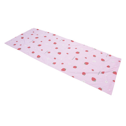 Strawberry Window Curtain Filter Light Pink Shading Curtain Cloth for Living Room Bedroom V1294-YM0523-3117210254211