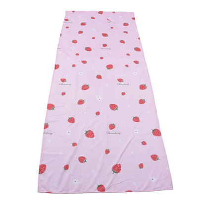 Strawberry Window Curtain Filter Light Pink Shading Curtain Cloth for Living Room Bedroom V1294-YM0523-3117210254211