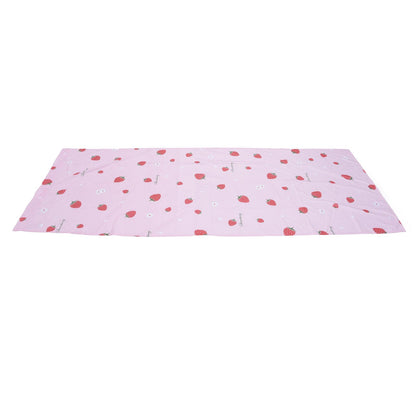 Strawberry Window Curtain Filter Light Pink Shading Curtain Cloth for Living Room Bedroom V1294-YM0523-3117210254211
