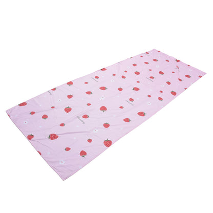 Strawberry Window Curtain Filter Light Pink Shading Curtain Cloth for Living Room Bedroom V1294-YM0523-3117210254211