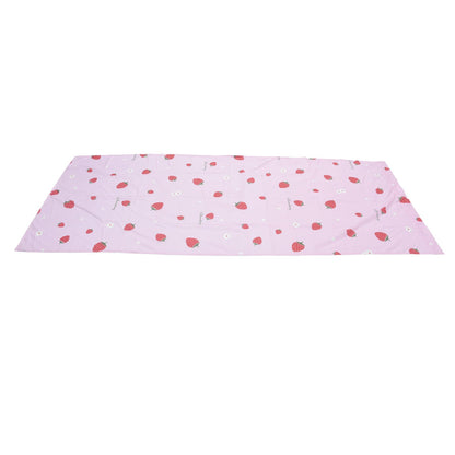 Strawberry Window Curtain Filter Light Pink Shading Curtain Cloth for Living Room Bedroom V1294-YM0523-3117210254211