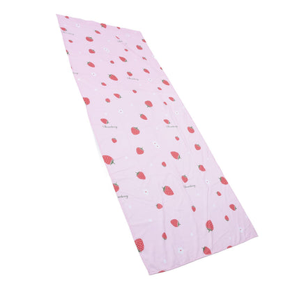 Strawberry Window Curtain Filter Light Pink Shading Curtain Cloth for Living Room Bedroom V1294-YM0523-3117210254211