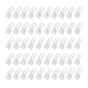 50Pcs Clothes Hanger Hook Strong Odorless Light Weight White Thickened Hanger Connection Hook V1294-YM0523-3117210254511