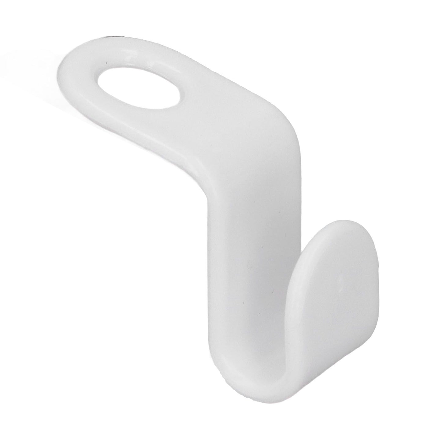 50Pcs Clothes Hanger Hook Strong Odorless Light Weight White Thickened Hanger Connection Hook V1294-YM0523-3117210254511
