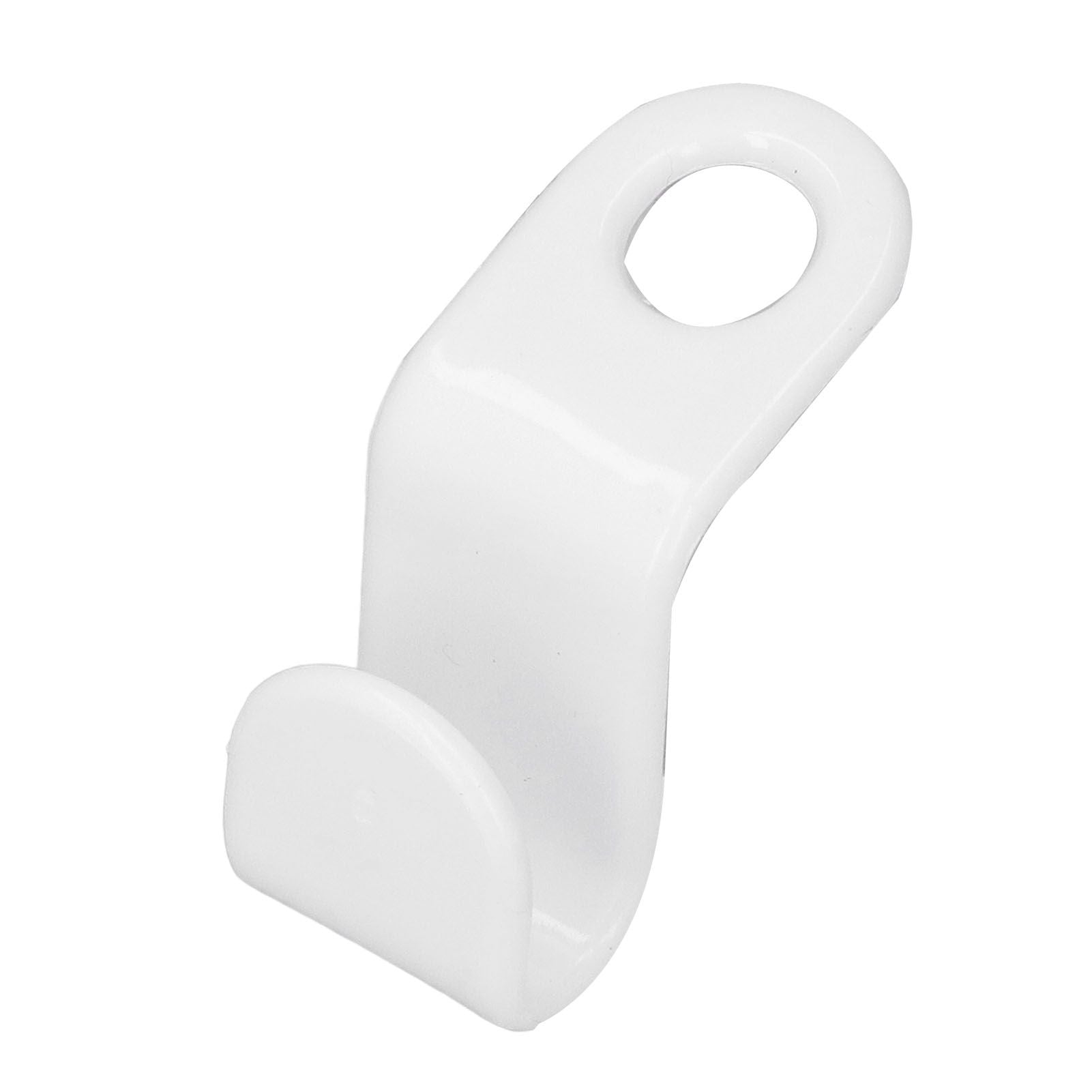 50Pcs Clothes Hanger Hook Strong Odorless Light Weight White Thickened Hanger Connection Hook V1294-YM0523-3117210254511