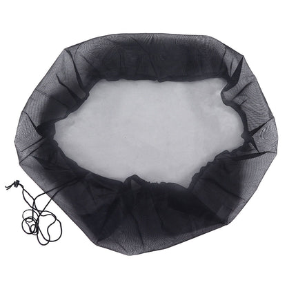 Rain Barrel Mesh Cover Outdoor Water Collection Bucket Protector Screen Netting for Garden V1294-YM0523-3117210255411
