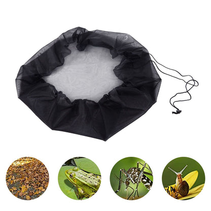 Rain Barrel Mesh Cover Outdoor Water Collection Bucket Protector Screen Netting for Garden V1294-YM0523-3117210255411