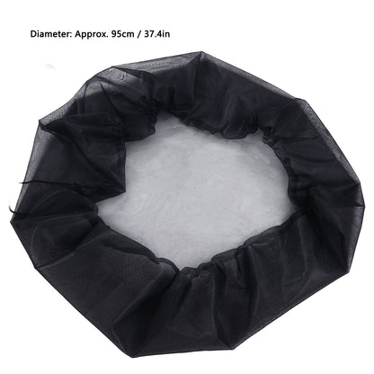 Rain Barrel Mesh Cover Outdoor Water Collection Bucket Protector Screen Netting for Garden V1294-YM0523-3117210255411
